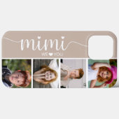 Coques Case-Mate iPhone Photo de Mimi On t'aime (Verso (horizontal))