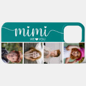 Coques Case-Mate iPhone Photo de Mimi On t'aime (Verso (horizontal))