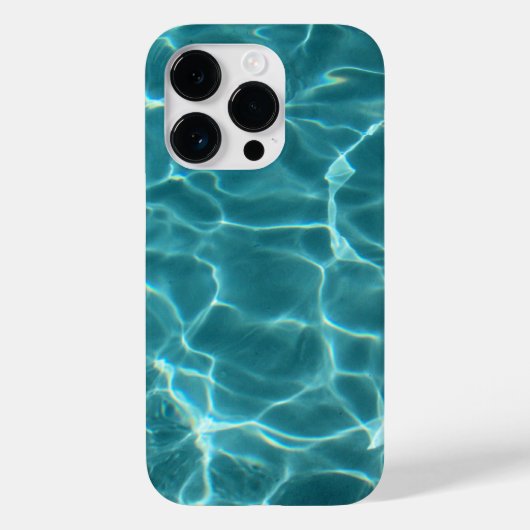 Coques Case-Mate iPhone Photo de piscine verte aqua (Verso)