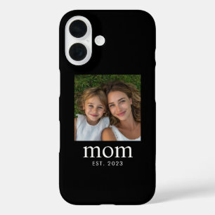 Coques iPhone 16 Photo de script établi de maman noire 