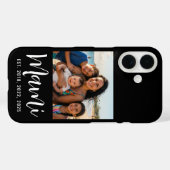 Coques Case-Mate iPhone Photo de script établi Mami noire (Verso (horizontal))