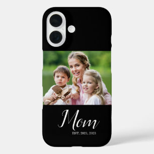 Coques iPhone 16 Photo de script établi par maman 