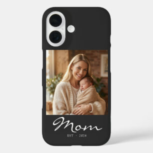 Coques iPhone 16 Photo de script établi pour maman noire