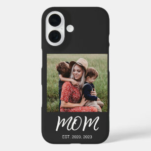 Coques iPhone 16 Photo de script établi pour maman noire
