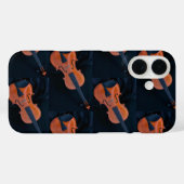 Coques Case-Mate iPhone Photo de violon en gros plan (Verso (horizontal))