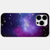 Coques Case-Mate iPhone Photo d'espace d'amas de galaxies pourpre (Verso (horizontal))