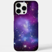 Coques Case-Mate iPhone Photo d'espace de galaxies violettes (Verso)