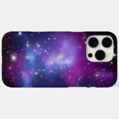 Coques Case-Mate iPhone Photo d'espace de galaxies violettes (Verso (horizontal))