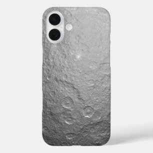 Coques iPhone 16 Plus Photo détaillée de la pleine lune   Surface lunair