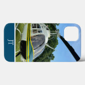 Coques Case-Mate iPhone Photo d'hélicoptère à monogramme, aviation cool et (Verso (horizontal))