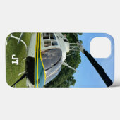 Coques Case-Mate iPhone Photo d'hélicoptère Monogramme, Aviation Cool et É (Verso (horizontal))