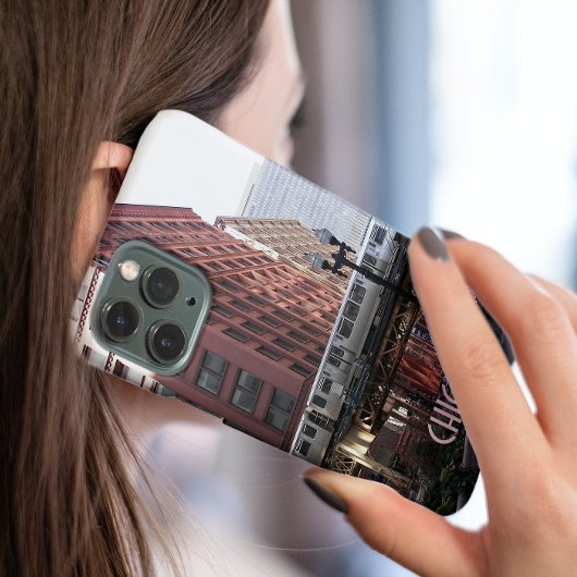 Coques Case-Mate iPhone Photo du train à boucle élevée de Chicago