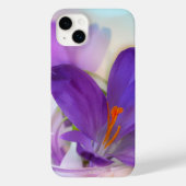 Coques Case-Mate iPhone Photo d'un joli Crocus de printemps violet (Verso)