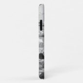 Coques Case-Mate iPhone Photo en noir et blanc des vagues de l'océan Atlan (Dos/Droite)