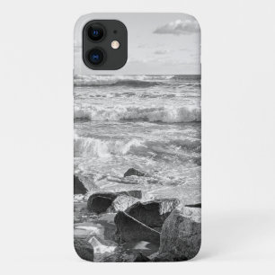Case-Mate iPhone Case Photo en noir et blanc des vagues de l'océan Atlan