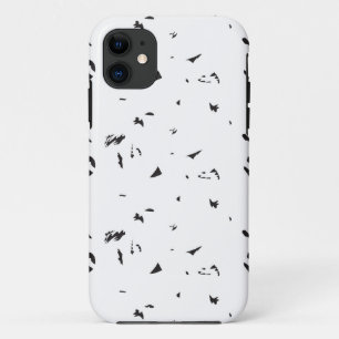 Case-Mate iPhone Case photo en noir et blanc d'un troupeau d'oiseaux
