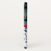 Coques Case-Mate iPhone Photo et calligraphie du meilleur papa moderne (Dos/Droite)