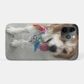 Coques Case-Mate iPhone Photo et nom de l'animal (Dos (Horizontal))