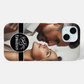 Coques Case-Mate iPhone Photo et nom personnalisés (Verso (horizontal))