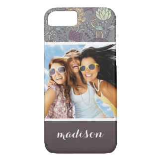 Case-Mate iPhone Case Photo et nom personnalisés Vintage Motif de papier