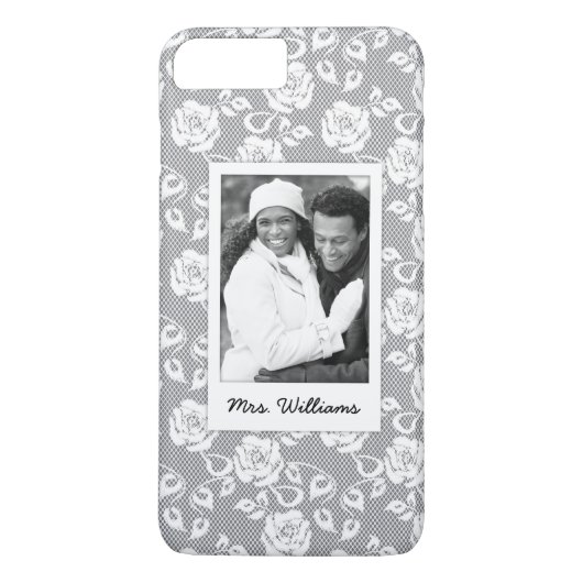 Coques Case-Mate iPhone Photo faite sur commande et fleurs blanches (Dos)