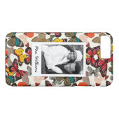 Coques Case-Mate iPhone Photo faite sur commande et rétro motif floral (Dos (Horizontal))