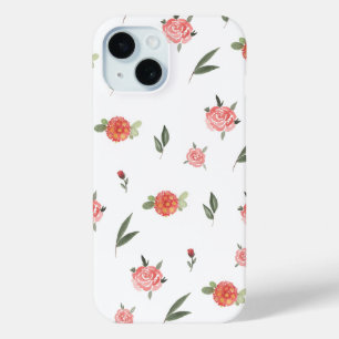 Coque Pour iPhone 15 Photo floral unique personnalisé