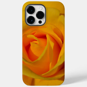 Coque Pour Pour iPhone 14 Pro Max Photo florale jaune orange élégante rose jaune
