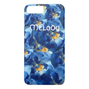 Case-Mate iPhone Case Photo Florale Rose bleue iPhone 8/7, à peine là