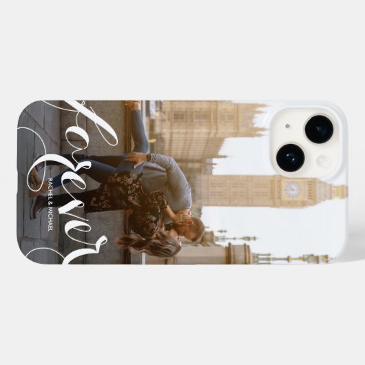 Coques Case-Mate iPhone Photo FOREVER (Verso (horizontal))