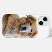 Coques Case-Mate iPhone Photo Golden Retriever Dog (Verso (horizontal))