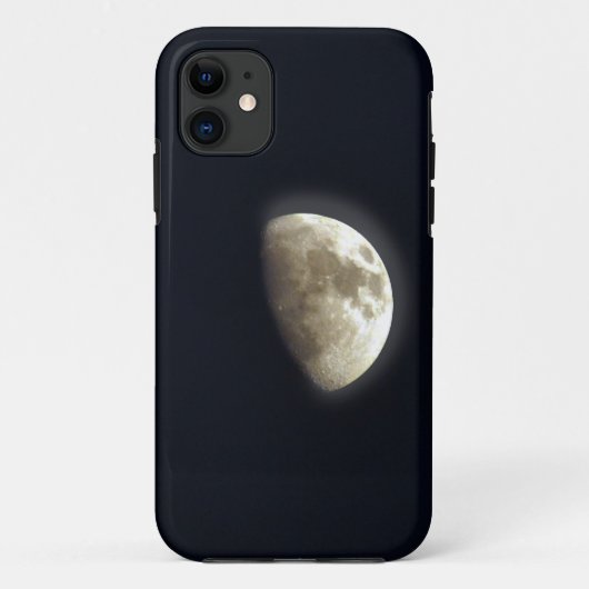 Coques Case-Mate iPhone Photo lunaire demi-lune d'astronomie (Dos)
