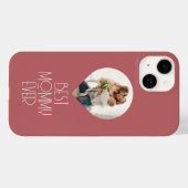 Coques Case-Mate iPhone Photo Meilleure maman Jamais Moderne Script Maman (Verso (horizontal))