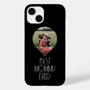 Coque Pour iPhone 14 Photo Meilleure Maman Moderne Script