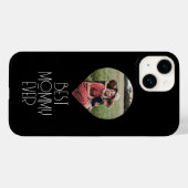 Coques Case-Mate iPhone Photo Meilleure Maman Moderne Script (Verso (horizontal))