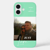 Coques Case-Mate iPhone Photo moderne couleur vert (Verso)