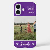 Coques Case-Mate iPhone Photo moderne couleur violet (Verso)