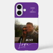 Coques Case-Mate iPhone Photo moderne couleur violet (Verso)