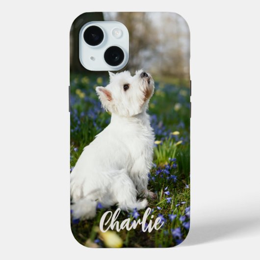 Coques Case-Mate iPhone Photo moderne personnalisée pour animaux de compag (Verso)