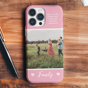 Coques iPhone 16 Photo moderne rose coloré