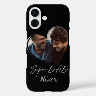 Coques iPhone 16 Photo moderne tendance Black SuperDAD