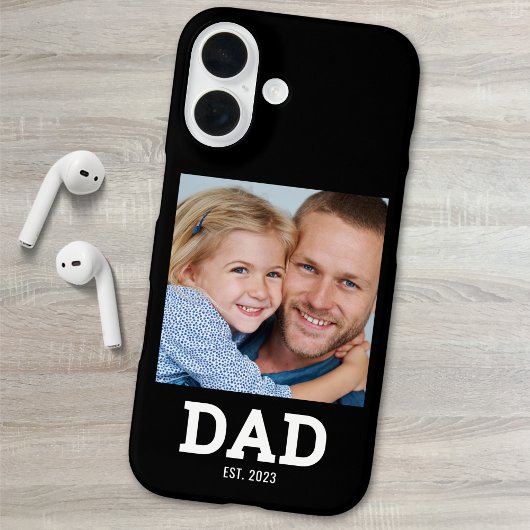 Coques Case-Mate iPhone Photo Papa Noir Établie