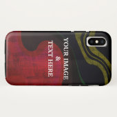 Coques Case-Mate iPhone Photo Personalized Custom Black Your Own (Dos (Horizontal))