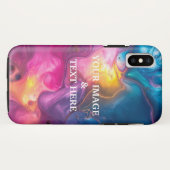 Coques Case-Mate iPhone Photo Personalized Custom Black Your Own (Dos (Horizontal))