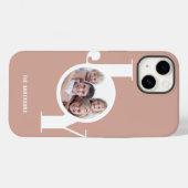 Coques Case-Mate iPhone Photo personnalisée Blush Rose Rose Rose Rose (Verso (horizontal))