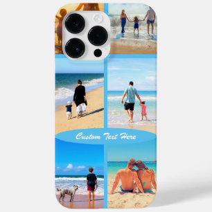 Coque Pour Pour iPhone 14 Pro Max Photo personnalisée Collage Texte de votre famille