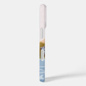 Coques Case-Mate iPhone Photo personnalisée Cute Pastel Blue Camo (Verso / Droite)