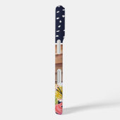 Coques Case-Mate iPhone Photo personnalisée de la flore et des points bril (Verso / Droite)