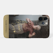 Coques Case-Mate iPhone Photo personnalisée meilleur nom de script grand-m (Dos (Horizontal))