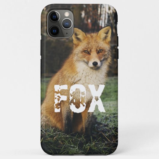 Coques Case-Mate iPhone Photo personnalisée mignon animal Fox adorable nat (Dos)